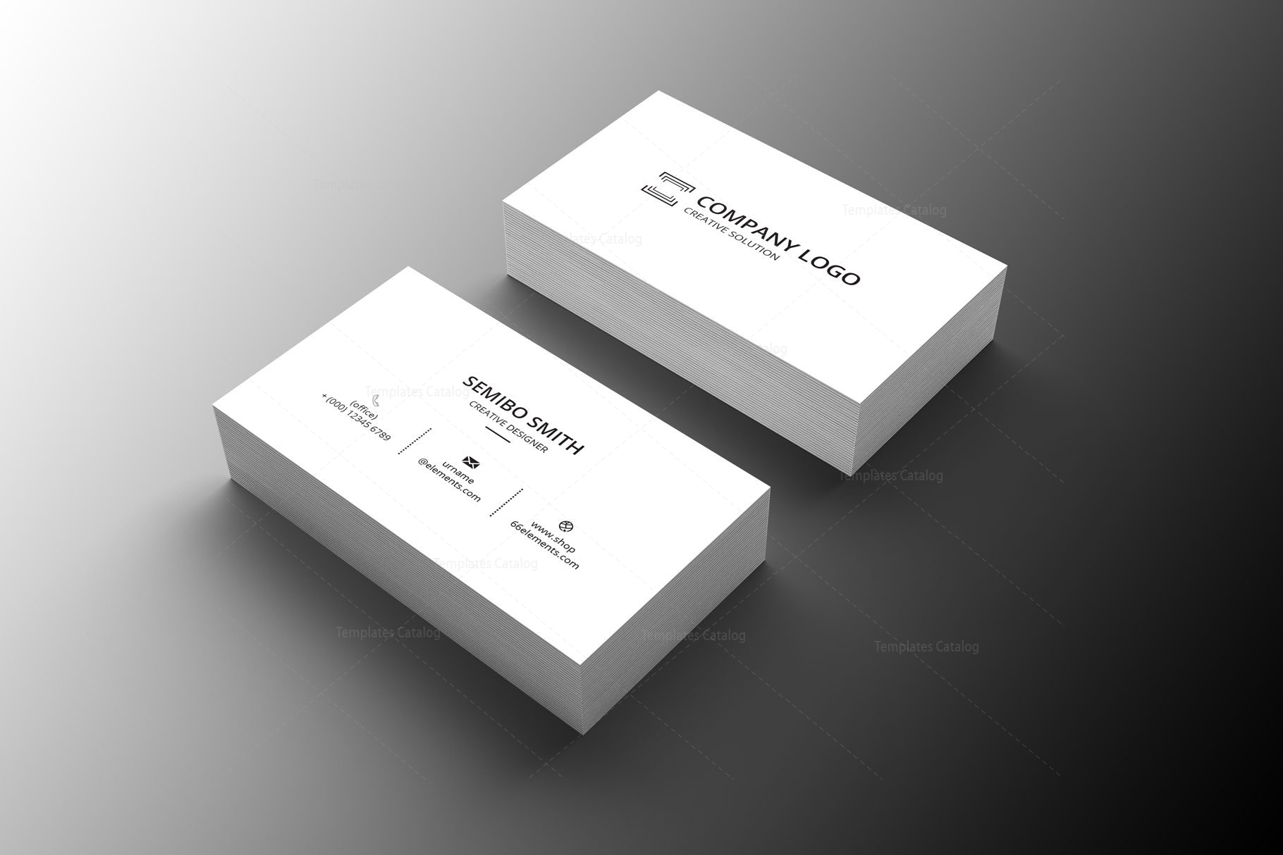 Architect Minimal Business Card Design - Graphic Templates