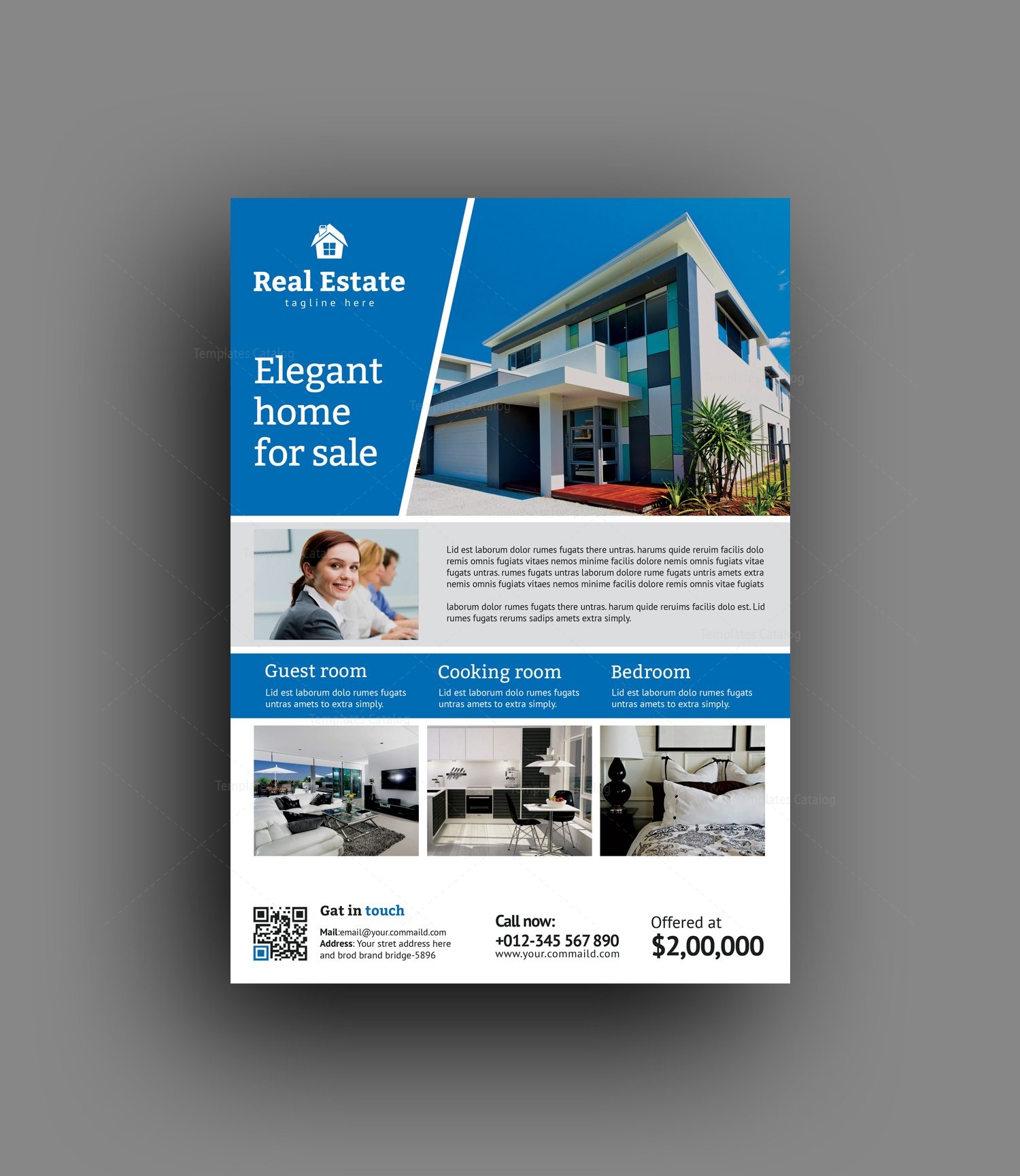 Bargain Real Estate Flyer Design Template - Graphic Templates