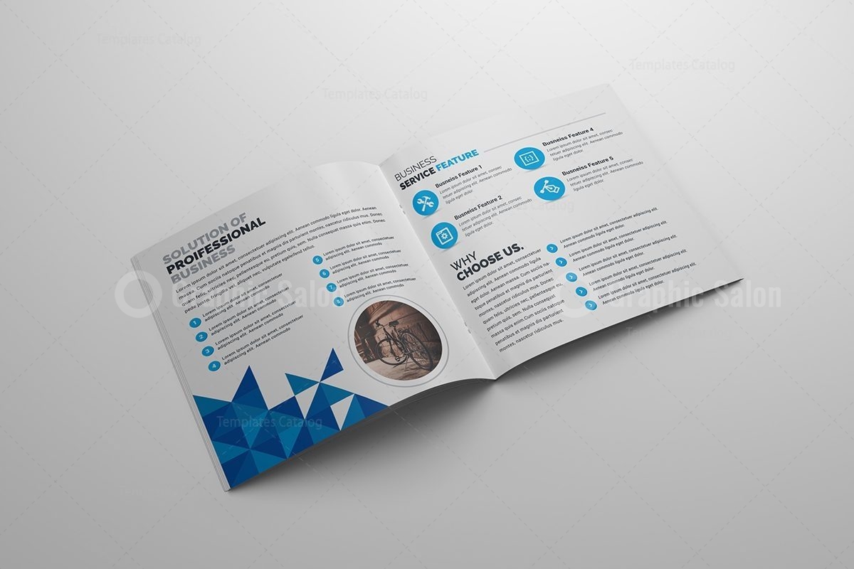 Brochure Template with Elegant Style - Graphic Templates