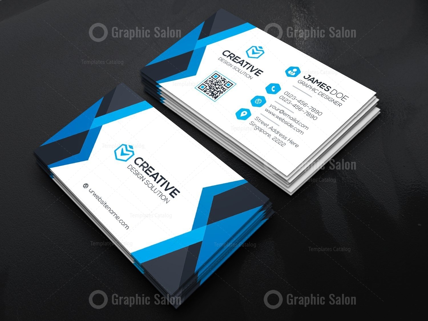 Corporate Business Card with Perfect Style - Graphic Templates