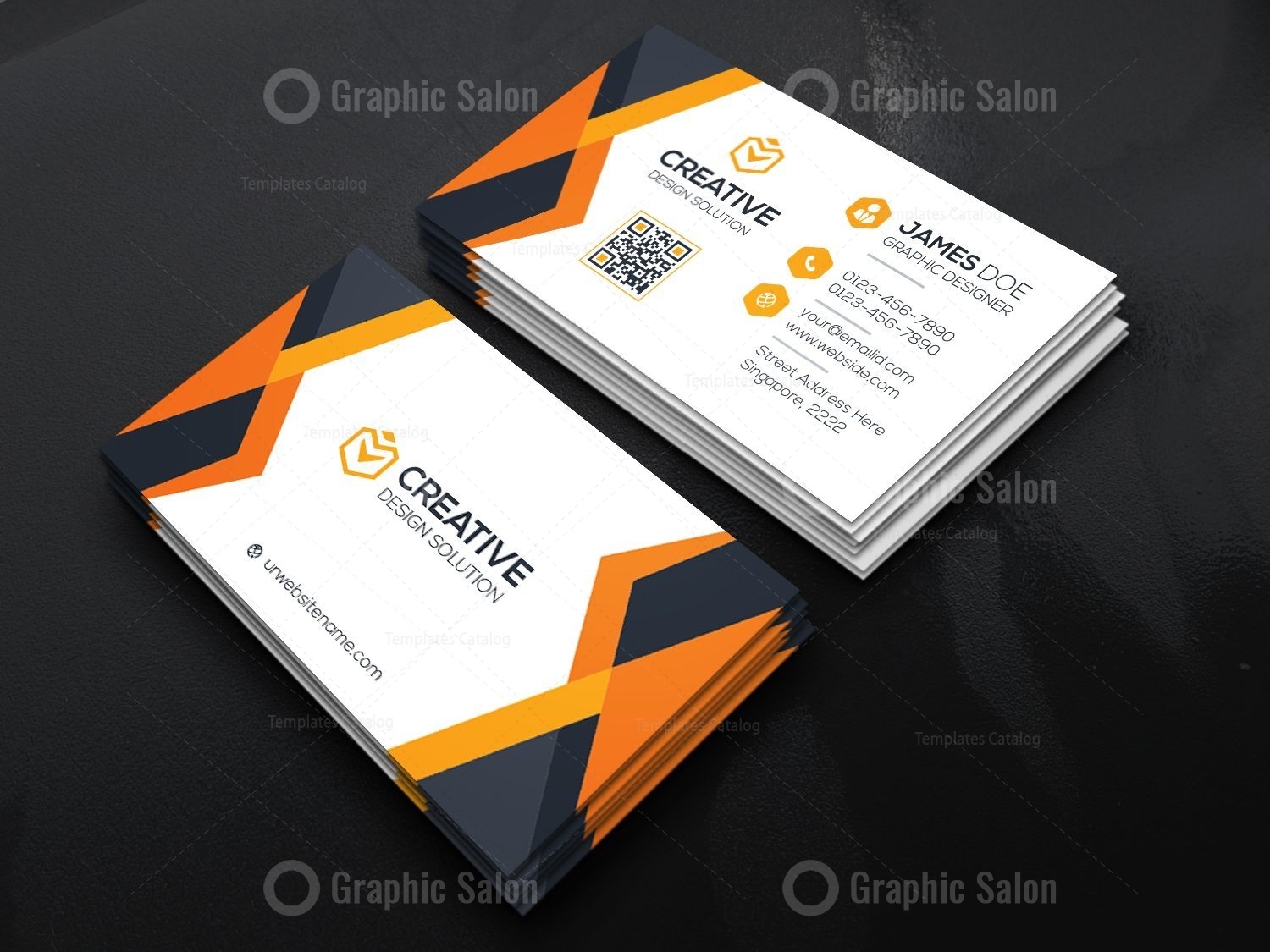 Corporate Business Card with Perfect Style - Graphic Templates