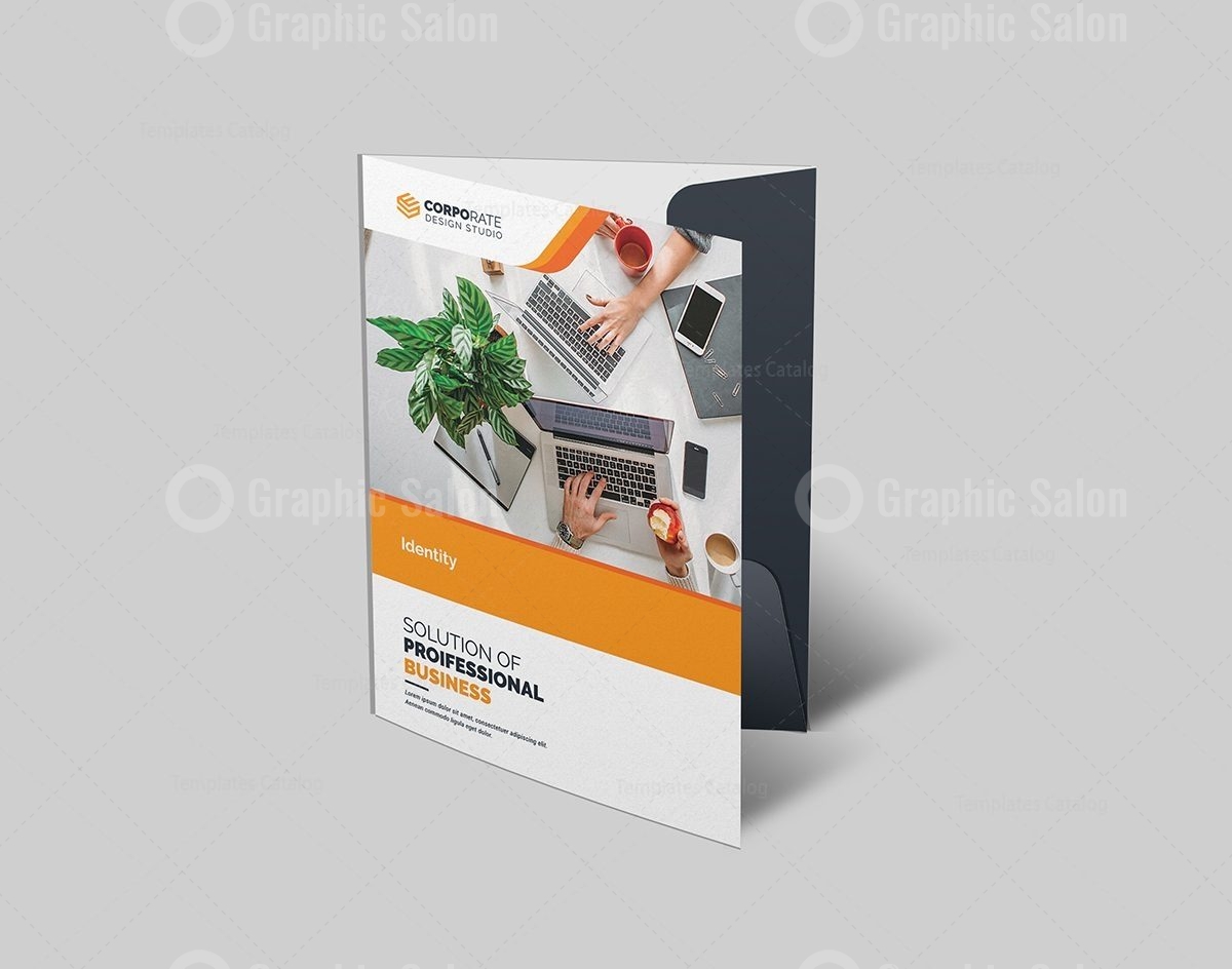 Corporate Folder Template - Graphic Templates