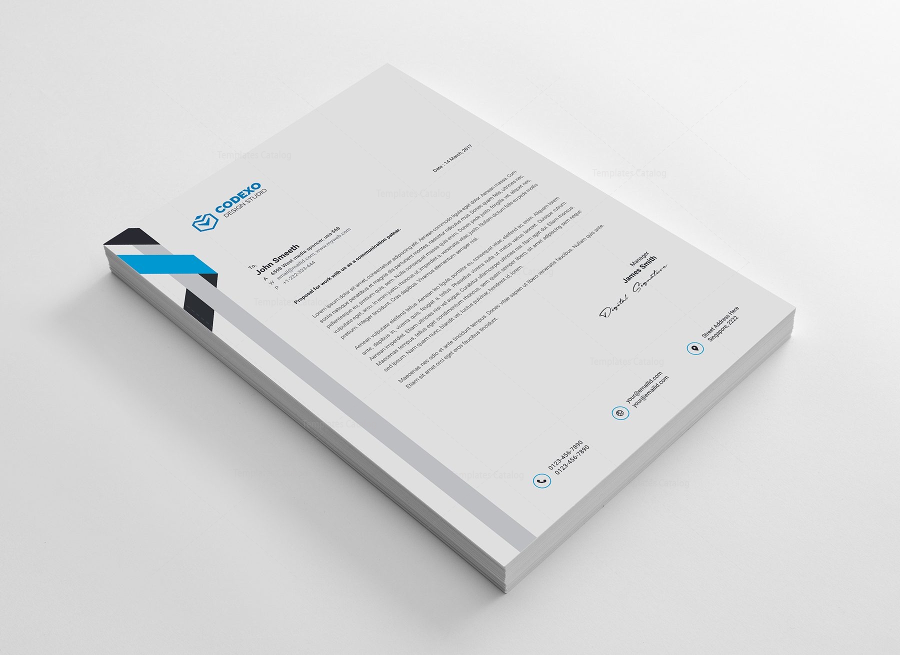 Creative Letterhead Design - Graphic Templates