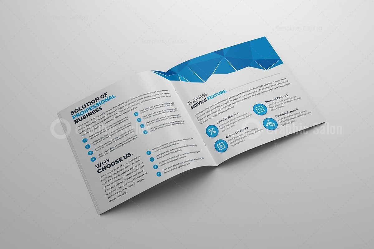 Excellent Square Corporate Brochure Template - Graphic Templates