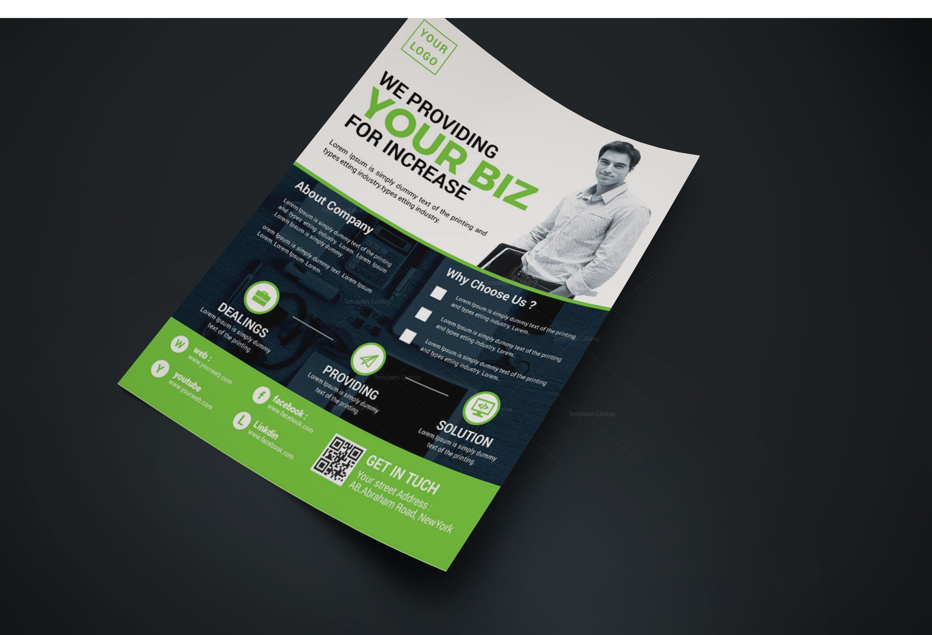 Fargo Creative Business Flyer Design Template - Graphic Templates