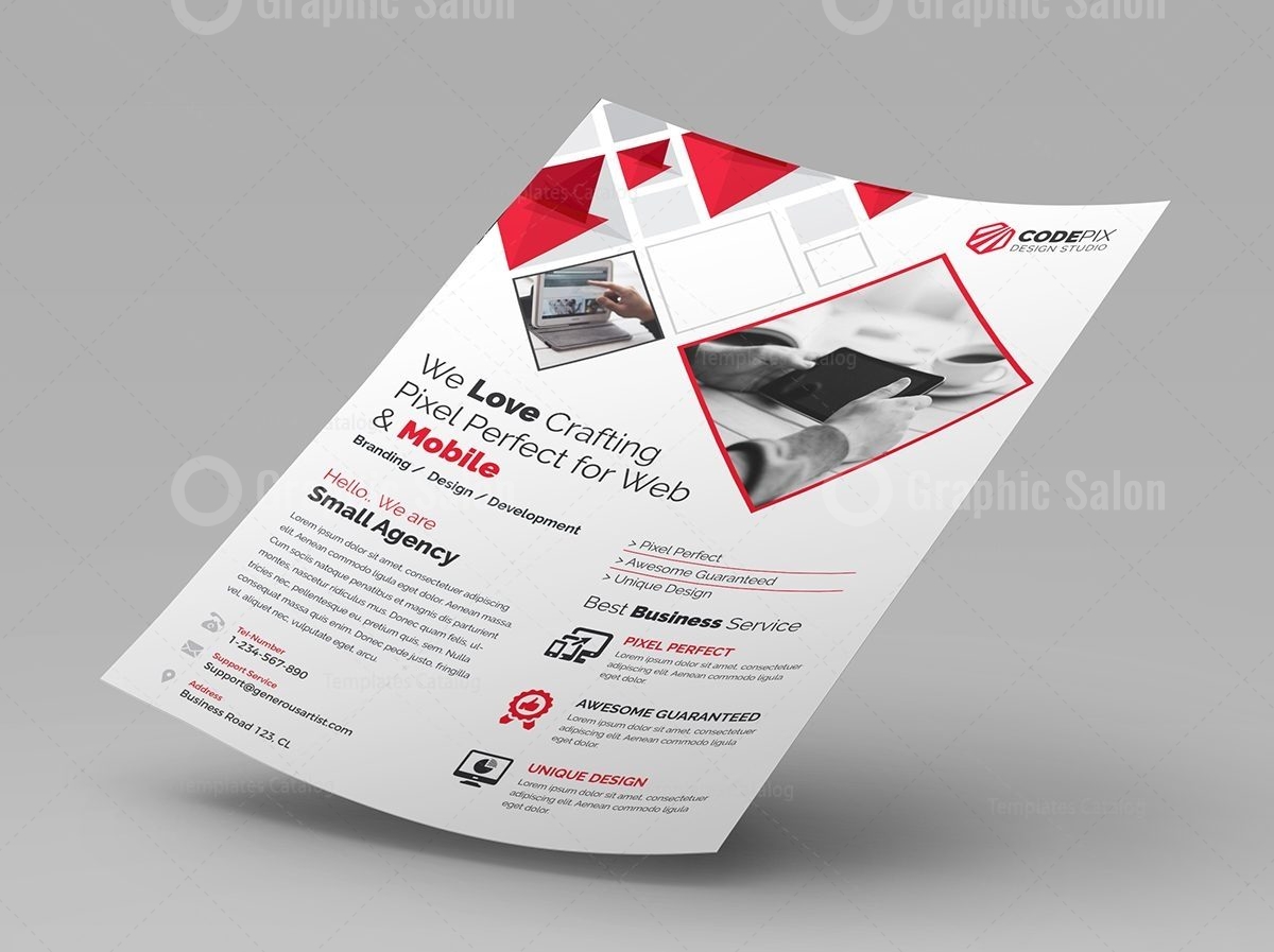 Mars Corporate Flyer Template - Graphic Templates