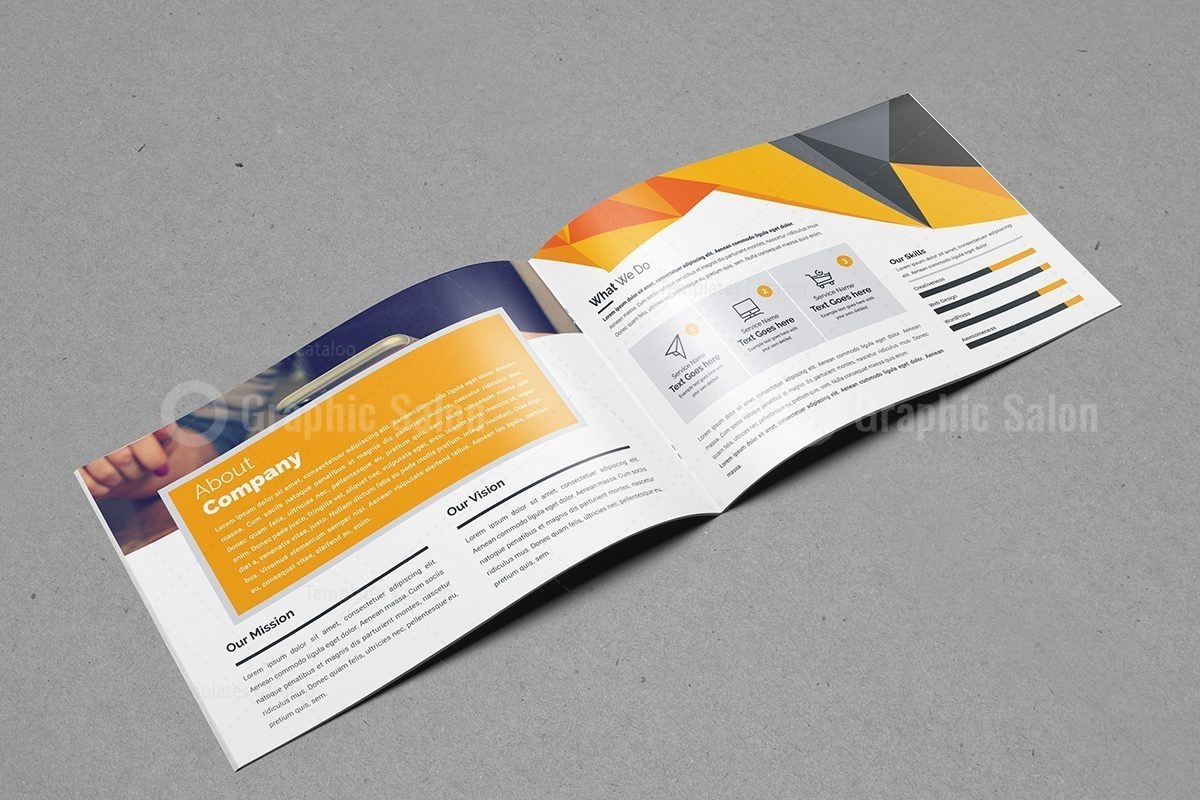 Modern Landscape Brochure Template 000552 - Graphic Templates