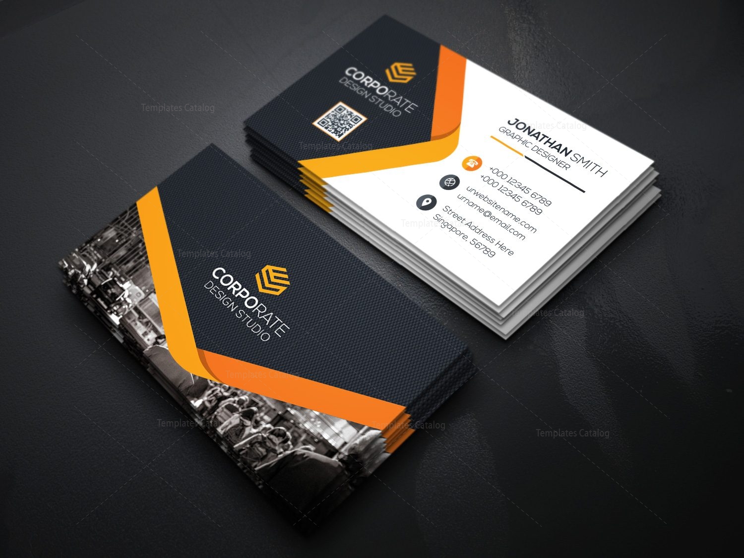 People Business Card Template - Graphic Templates