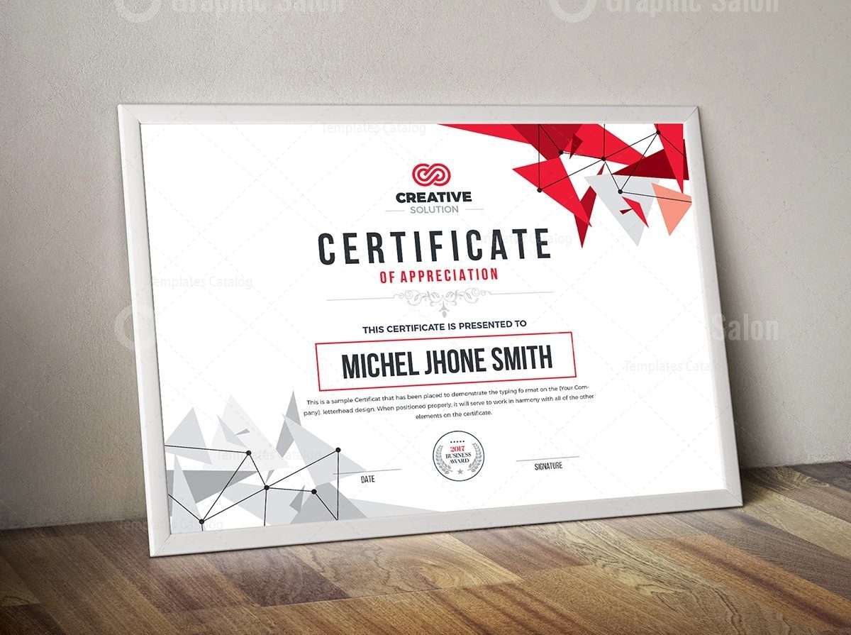 Premium Certificate Template - Graphic Templates