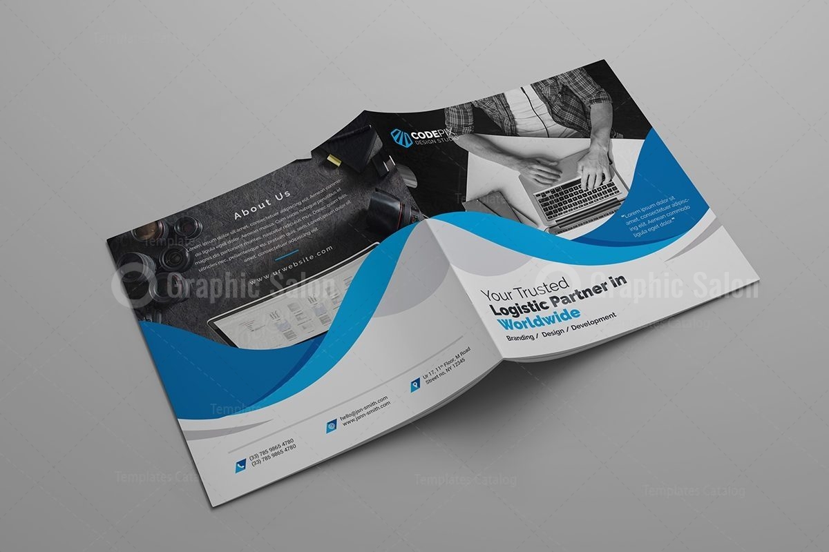 Premium Stylish Corporate Brochure Template - Graphic Templates