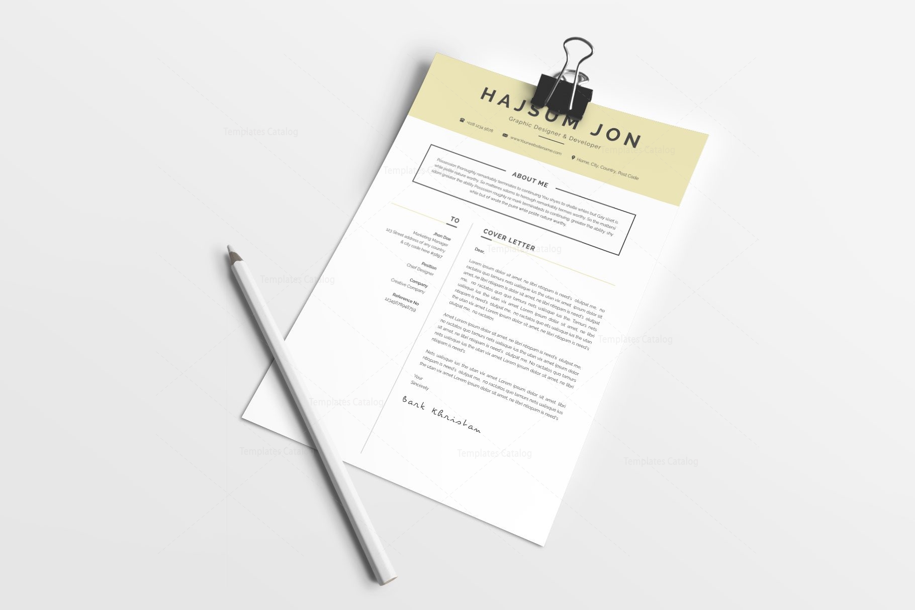 Printable Resume Templates - Graphic Templates