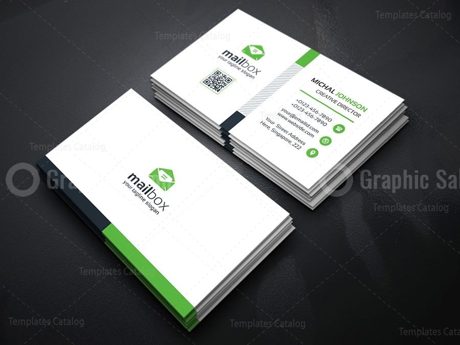 Simple Business Card Design Template - Graphic Templates