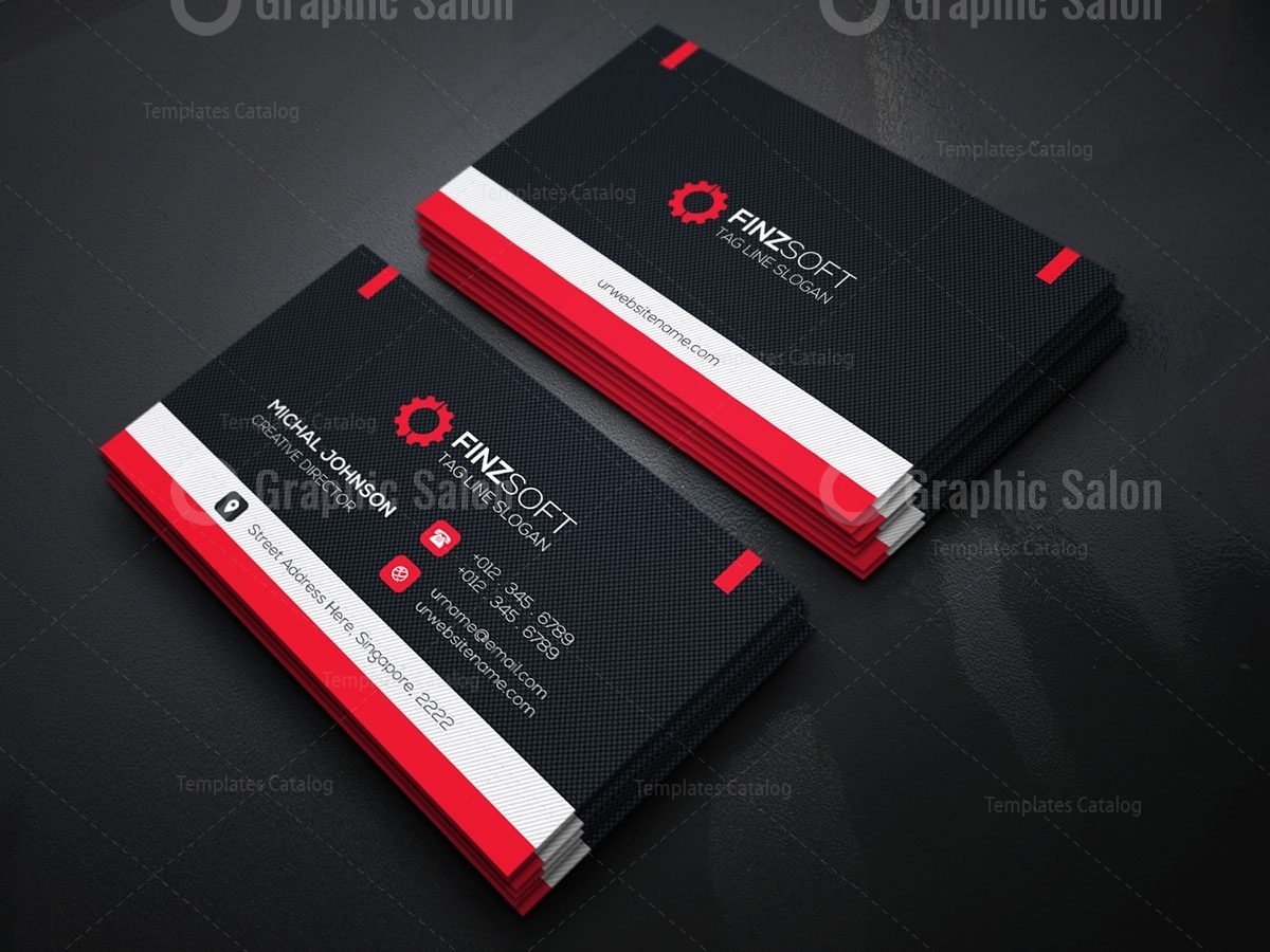 Sleek Business Card Template - Graphic Templates