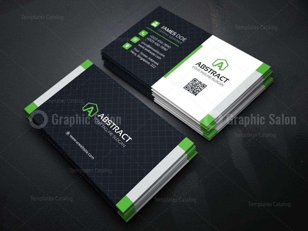 Stylish Business Card Design Template - Graphic Templates