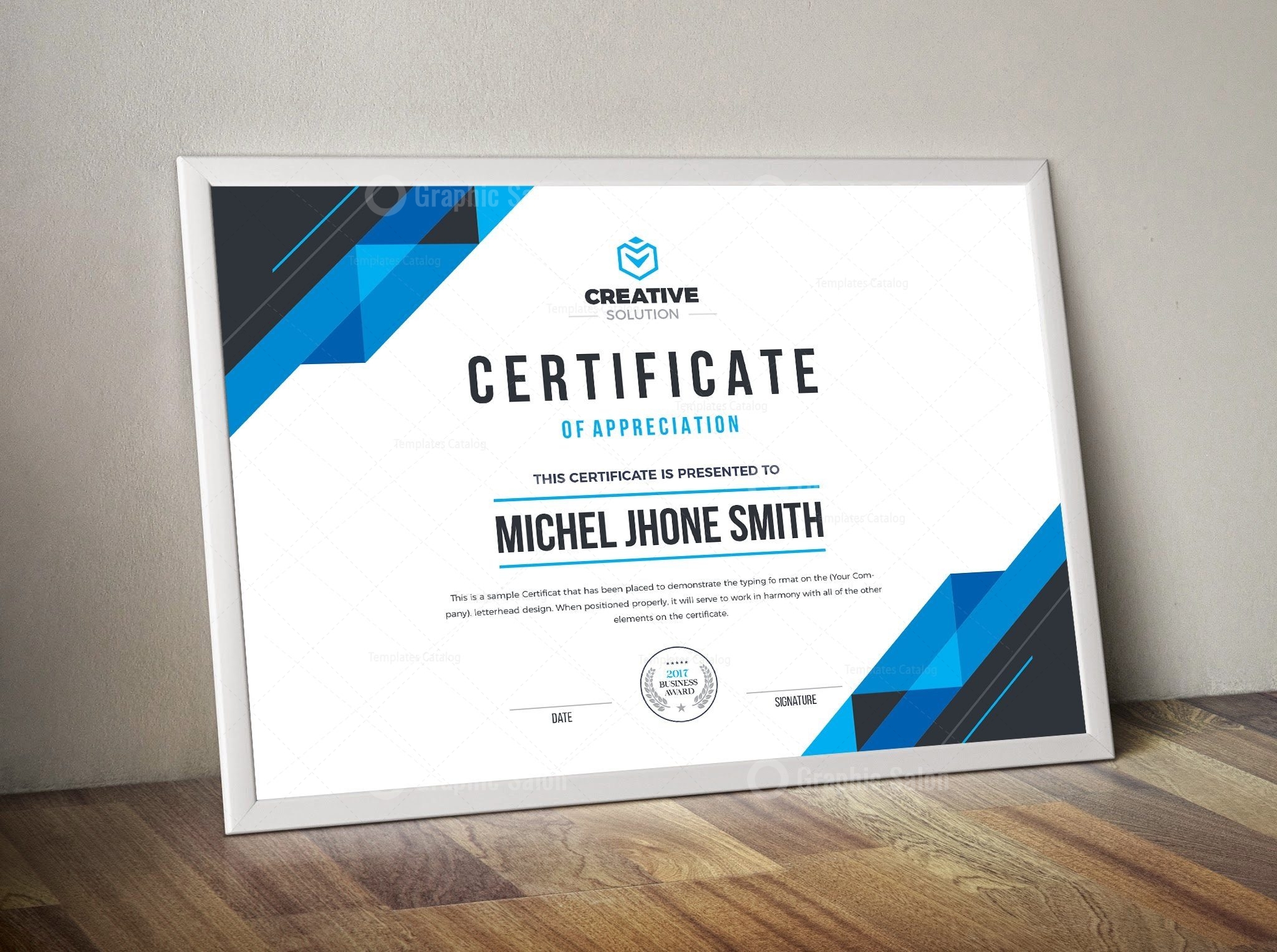 Stylish Premium Certificate - Graphic Templates