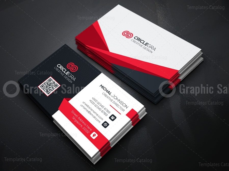 Stylish Technology Business Card - Graphic Templates