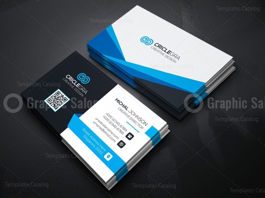 Stylish Technology Business Card - Graphic Templates