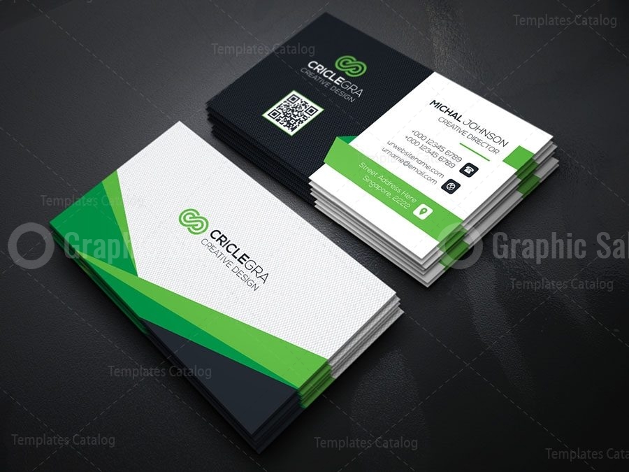 Stylish Technology Business Card - Graphic Templates