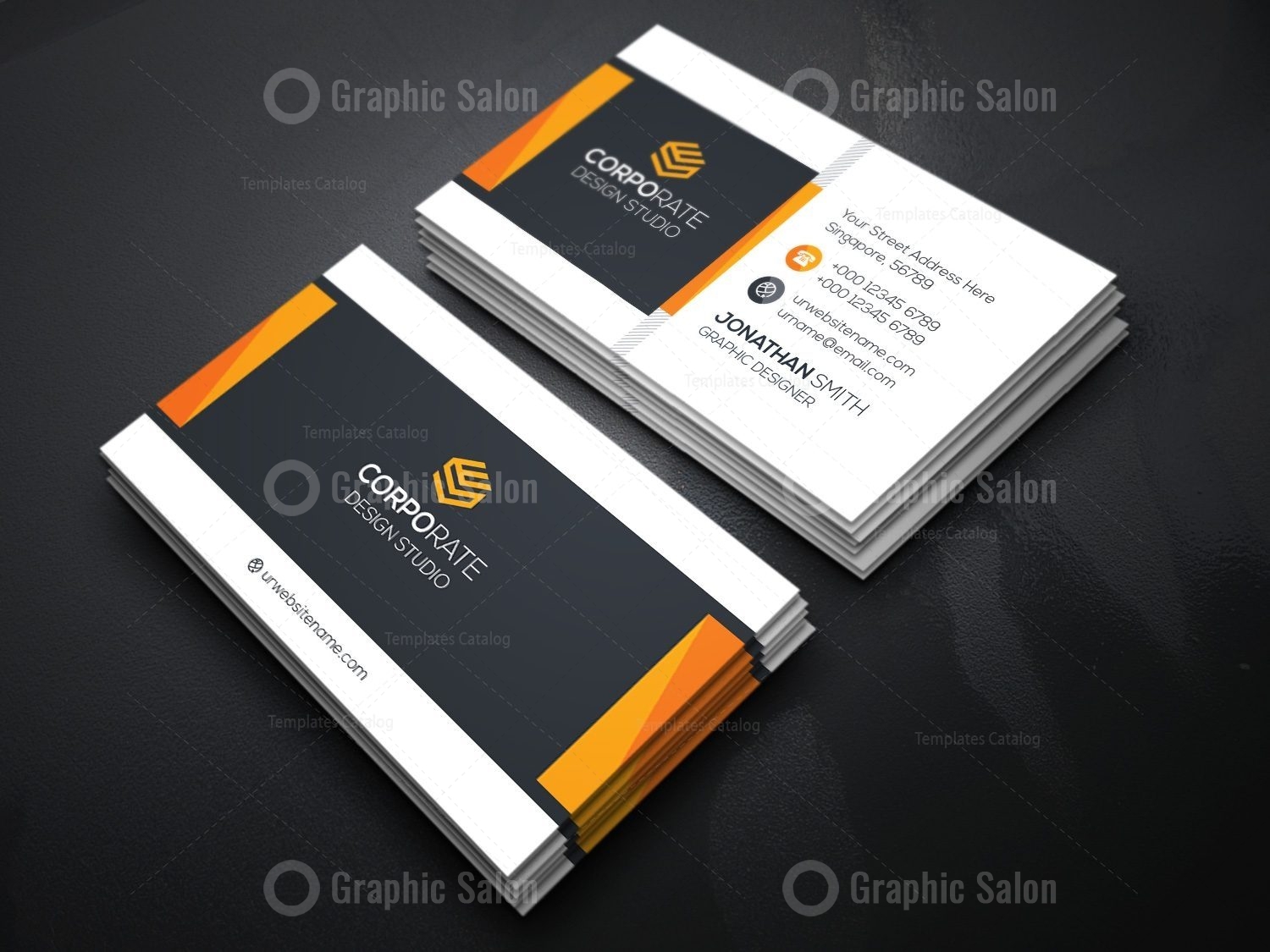 Technology Business Card Design - Graphic Templates