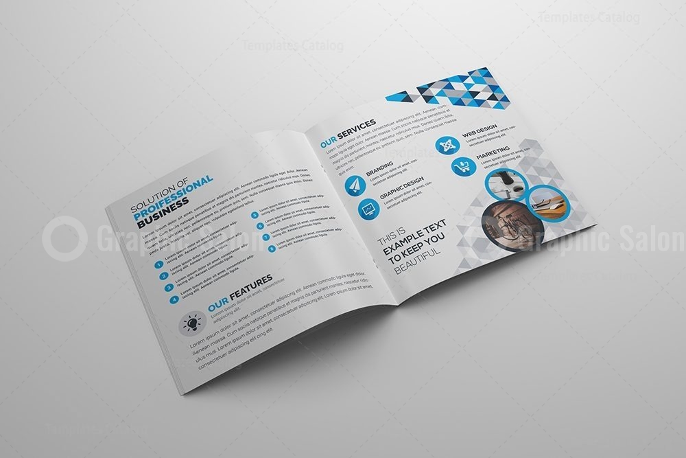 Top Rated Square Brochure Template - Graphic Templates