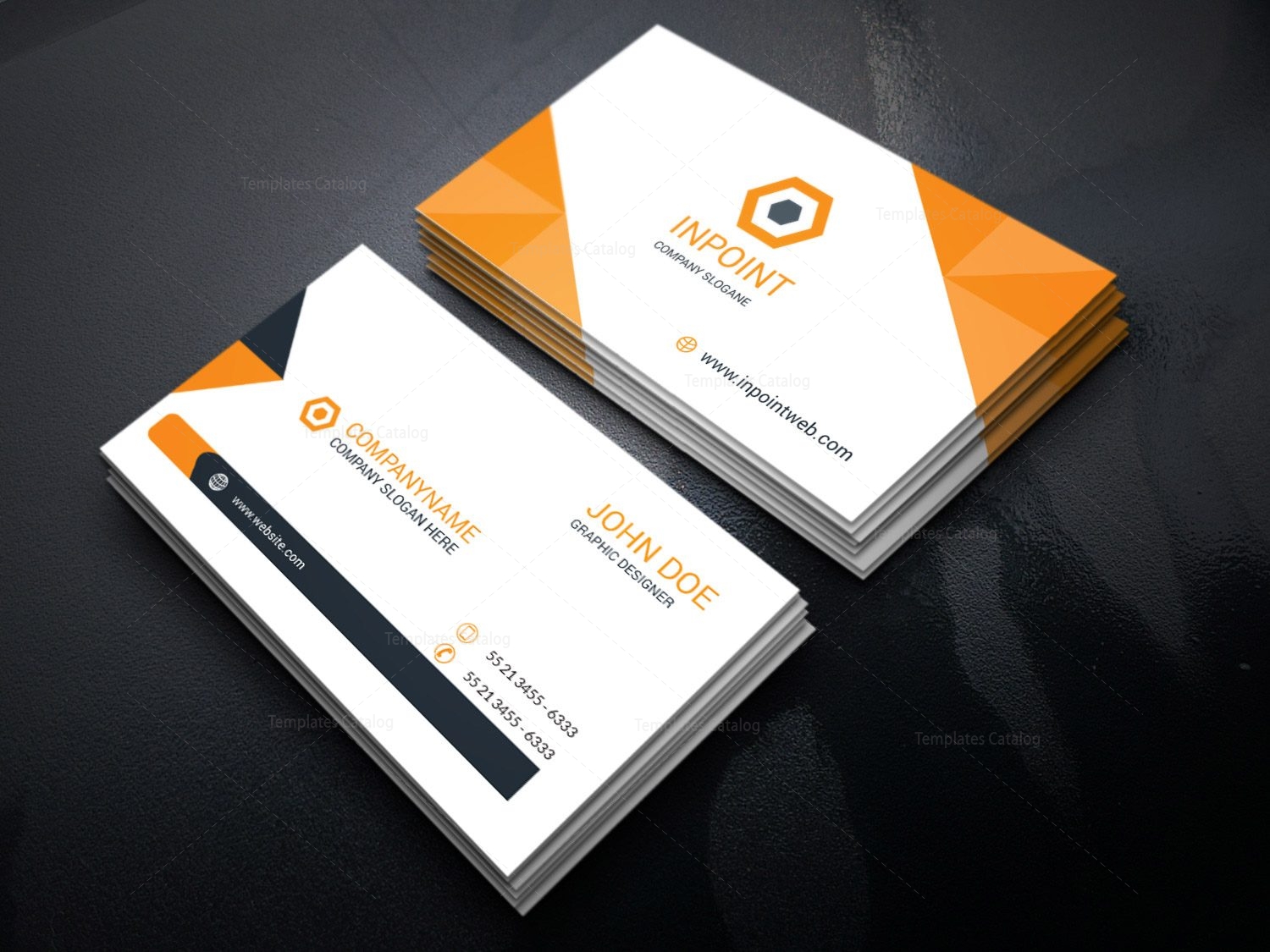 Transport Stylish Business Card Design - Graphic Templates