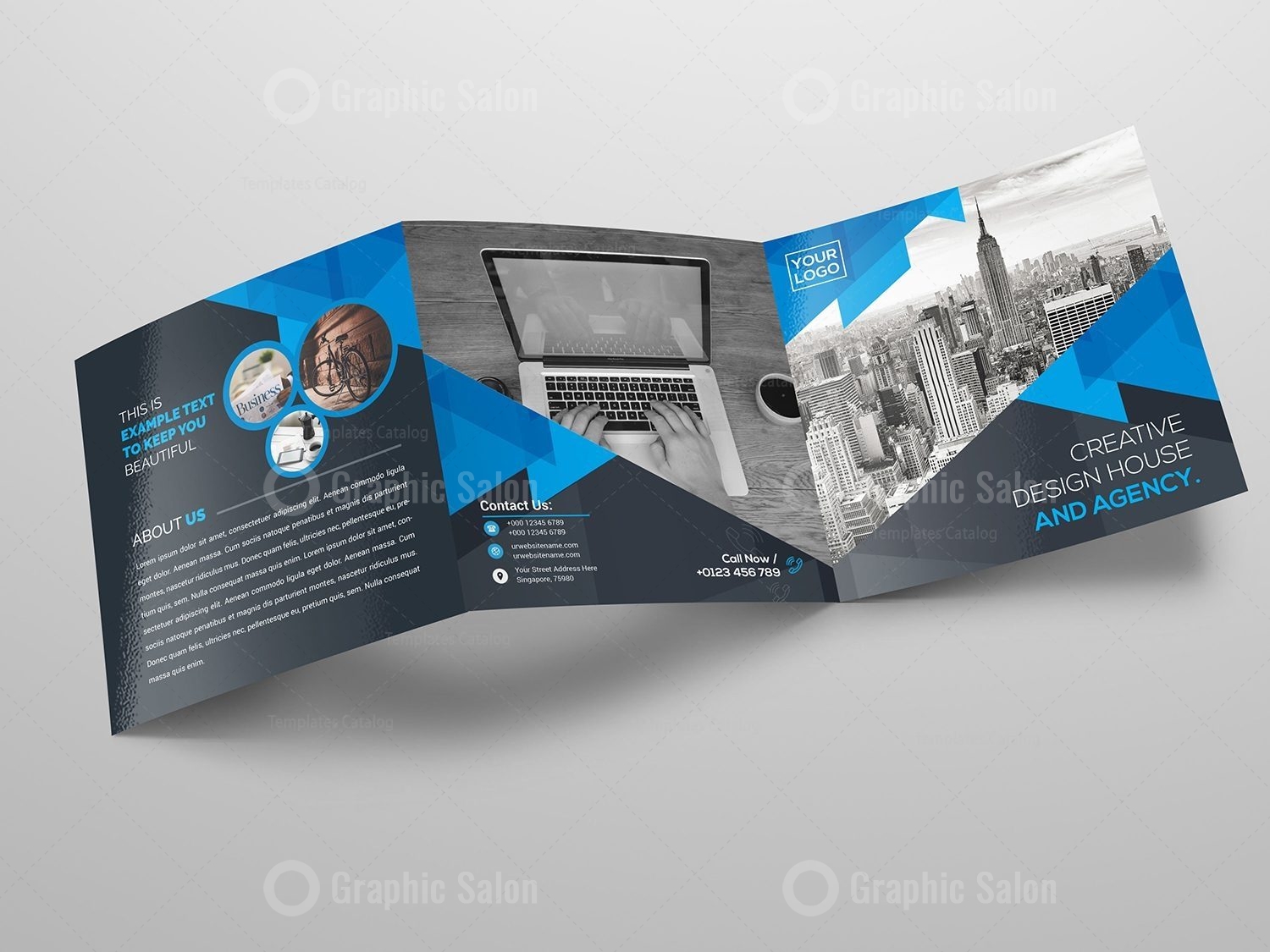 Trifold Brochure Template - Graphic Templates