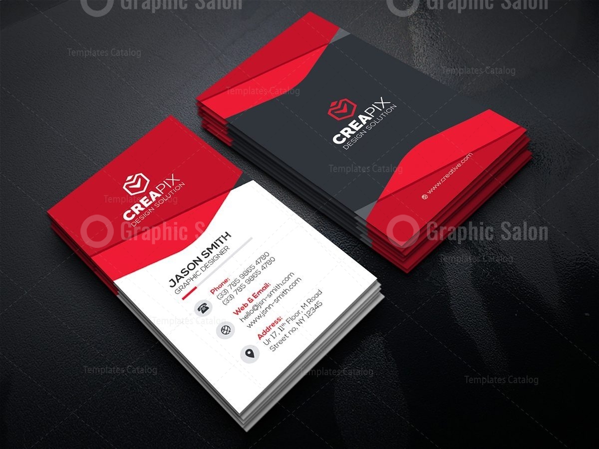 Vertical Business Card - Graphic Templates