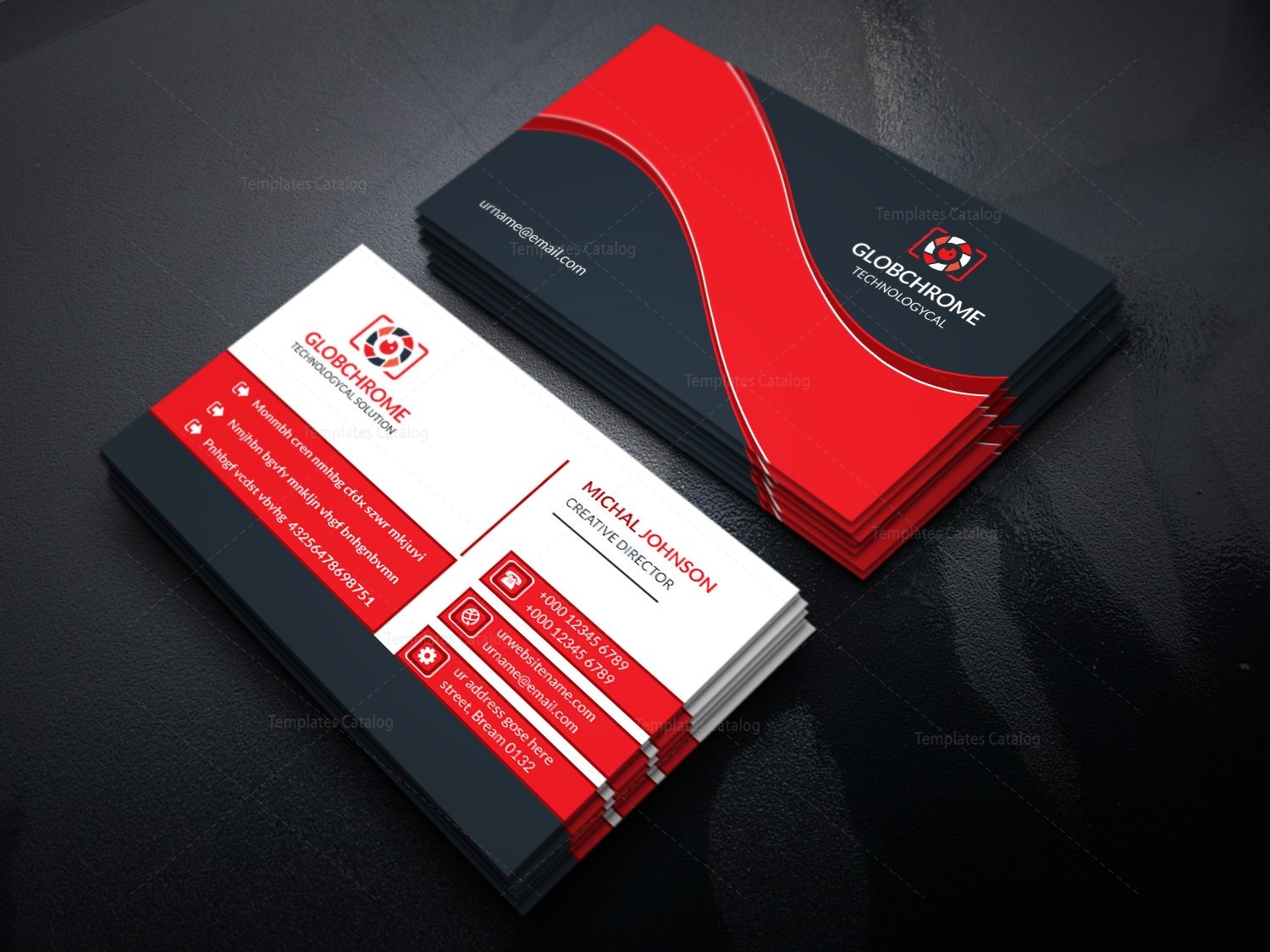 Zeus Stylish Business Card Design Template - Graphic Templates