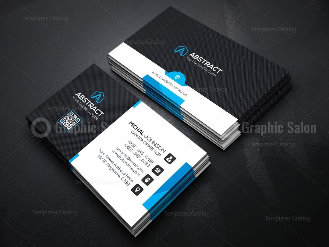 PSD Business Card Template - Graphic Templates Within Calling Card Template Psd