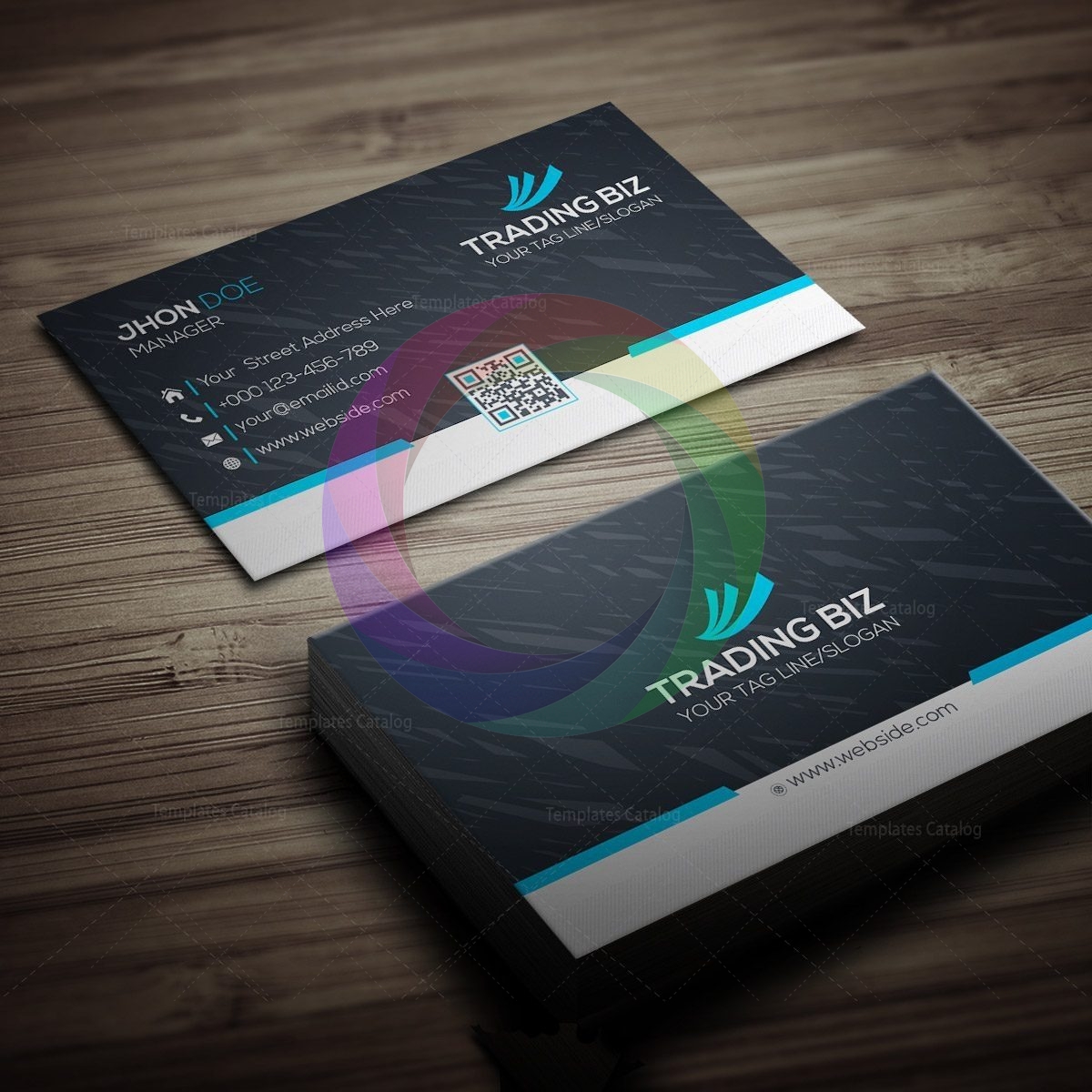 Trading Company Business Card - Graphic Templates